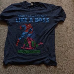 Marvel ‘Spidey saves the day’ T shirt